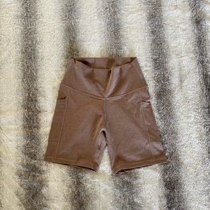 Colorful koala bike shorts in dusty rose NWOT